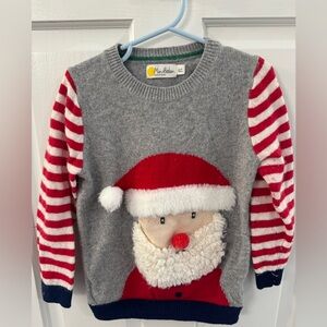 Mini Boden Santa sweater size 6-7